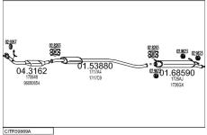 Výfukový systém MTS CITR59869A008755