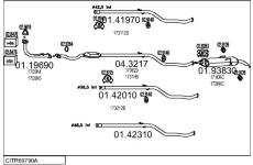 Výfukový systém MTS CITR69790A005547