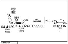 Výfukový systém MTS CITR70468A059312