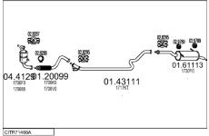 Výfukový systém MTS CITR71468A059312