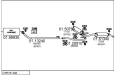 Výfukový systém MTS CITR76139A002184