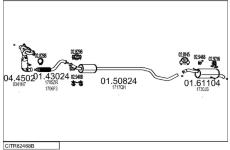 Výfukový systém MTS CITR82468B000434