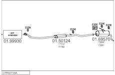 Výfukový systém MTS CITR82728A017675