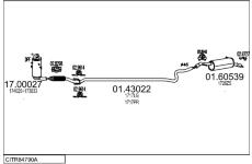 Výfukový systém MTS CITR84790A019017