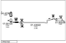 Výfukový systém MTS CITR85790A019017