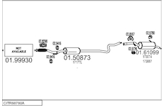 Výfukový systém MTS CITR88780A028199