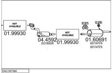 Výfukový systém MTS DACI36768A006698
