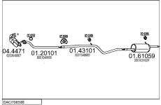 Výfukový systém MTS DACI70859B019936