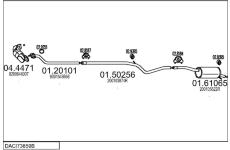Výfukový systém MTS DACI73859B024491