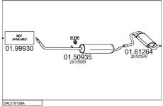 Výfukový systém MTS DACI79198A033040