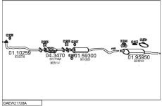 Výfukový systém MTS DAEW21728A007757