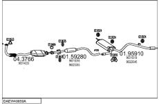 Výfukový systém MTS DAEW40859A010005