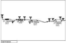 Výfukový systém MTS DAEW49859A009033