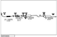 Výfukový systém MTS DAEW59099A004564