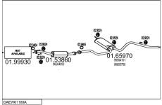 Výfukový systém MTS DAEW61189A017234