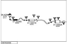 Výfukový systém MTS DAEW62859B028037