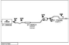 Výfukový systém MTS DAIH72780A015361