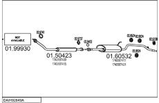 Výfukový systém MTS DAIH92849A016278