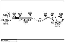 Výfukový systém MTS FIAT02388A027952