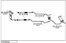 Výfukový systém MTS FIAT06930A004853