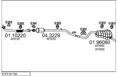 Výfukový systém MTS FIAT10718A016673
