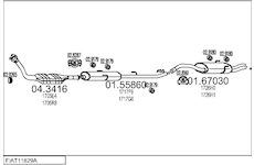 Výfukový systém MTS FIAT11829A010697