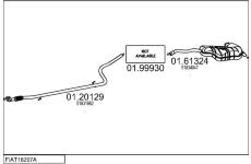 Výfukový systém MTS FIAT18207A033399