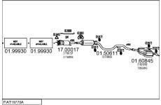 Výfukový systém MTS FIAT19770A018905