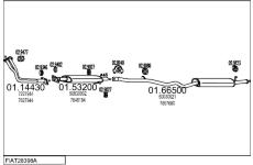 Výfukový systém MTS FIAT28398A058118