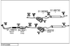 Výfukový systém MTS FIAT33398A002730