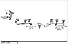 Výfukový systém MTS FIAT42727A133234