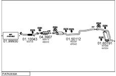 Výfukový systém MTS FIAT42930A017482