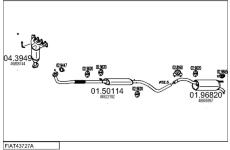 Výfukový systém MTS FIAT43727A028364