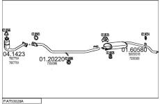 Výfukový systém MTS FIAT53028A002559