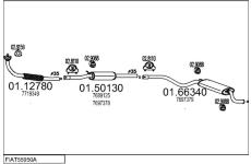 Výfukový systém MTS FIAT55950A014479