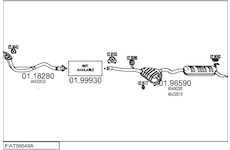 Výfukový systém MTS FIAT56849A005741