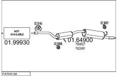 Výfukový systém MTS FIAT63018A009170