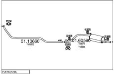 Výfukový systém MTS FIAT63770A002552