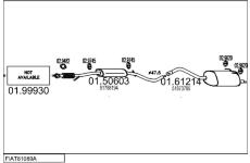 Výfukový systém MTS FIAT81089A032827