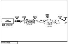 Výfukový systém MTS FIAT81089B032827