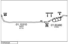 Výfukový systém MTS FIAT83930A002722