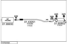 Výfukový systém MTS FIAT85468A001878