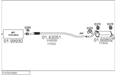 Výfukový systém MTS FIAT87468A001940