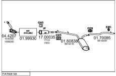 Výfukový systém MTS FIAT90819A020087