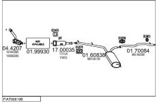Výfukový systém MTS FIAT90819B020087