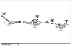 Výfukový systém MTS FORD05920A001516