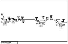 Výfukový systém MTS FORD08228A027247