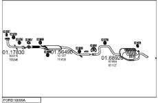 Výfukový systém MTS FORD10099A005343