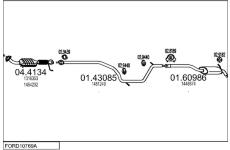 Výfukový systém MTS FORD10769A019708