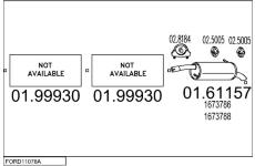 Výfukový systém MTS FORD11078A113318